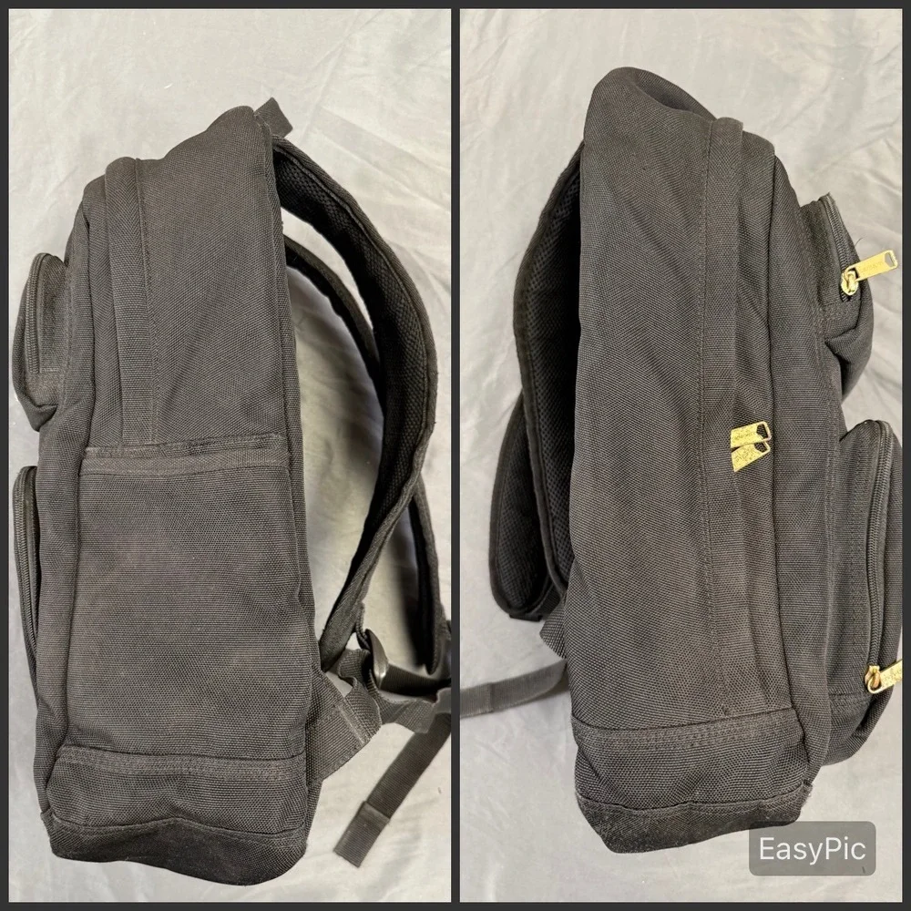 Carhartt Legacy Standard Work Backpack Black Canvas Samsung Embroidered Utility